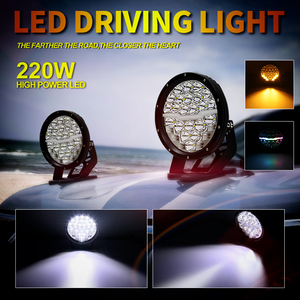 High Power Super Bright Led ไฟทำงาน220วัตต์15840ลูเมน8.5นิ้ว Led ขับรถแสงสำหรับรถออฟโรด - Product Image 2