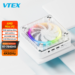 มินิพีซี Type-C เอาต์พุตพร้อมกันของสามหน้าจอ Android 11 Amd R7-7840Hs ประเภท C แหล่งจ่ายไฟมินิพีซี - Product Image 1