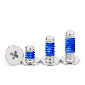 M2 M2.5 M3 Acero al carbono Cruz empotrada Anti-Loose Nylok Lock Mini tornillo para ensamblaje de computadora portátil - Product Image 5