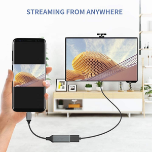 适用于Macbook Pro /Air和iPad系列以及三星系列等的4K USB C至视频音频HDMI电缆适配器