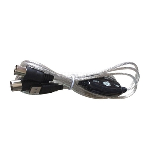 Adaptador de enchufe de Cable 2 en 1 para sintetizador, interfaz de teclado de Estudio Musical, convertidor de Cable USB a MIDI - Product Image 2