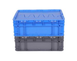 Transporte Cajas de electrónica Ventas al por mayor directas de fábrica Contenedores de plástico reciclables encajables Cajas y cajas de almacenamiento apilables - Product Image 1