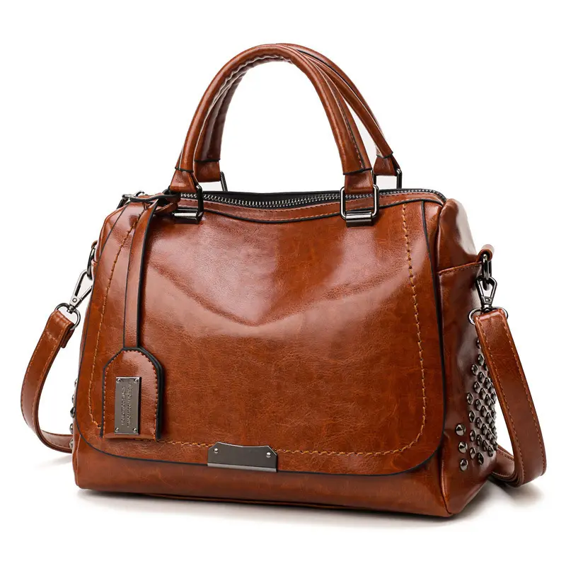 Borsa Hobo borse da donna in pelle borse a tracolla per il tempo libero borse alla moda Vintage Bolsas Tote Bag di grande capacità