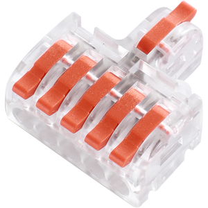 電気相互接続端子ブロック透明な1-In-2-Outワイヤースプライスコネクタ - Product Image 4