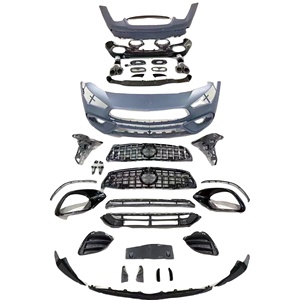 Uygun için Benz CLA sınıf W118 modifiye CLA 45 AMG ön tampon düzeneği vücut kiti - Product Image 1