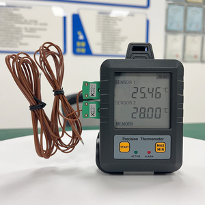 Equipo de prueba de temperatura Registrador de datos de temperatura digital de doble canal con termopar tipo K - Product Image 2