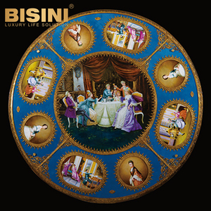 Mong muốn phong cách Baroque pháp Cung điện Hoàng gia handpainted Louis XIV cao quý con số chiwen bệ sứ vòng bàn ăn - Product Image 6
