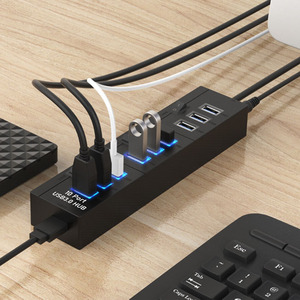 10 Port USB3.0 USB Hub 5V 900mA veri aktarımı ve şarj - Product Image 5