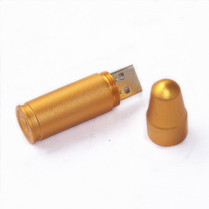 Promo giveaway Quà Tặng vật liệu kim loại phẳng USB Stick bí mật USB Flash Drive Bullet hình dạng Bộ nhớ đĩa 8GB - Product Image 3