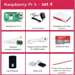 Ufficiale originale Raspberry Pi 5 Cortex-A76 Linux 2GB 4GB 8GB braccio Board Python Programlama PCIe Gigabit Ethernet USB3.0 Custom - Product Image 6