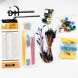 Kit DIY Project Starter Kit per Arduino UNO R3 Kit elettronico da te Set di componenti elettronici con scatola 830 Breadboard a puntini