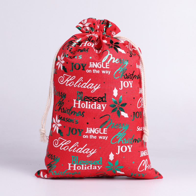 Lettres colorées de Noël rouges