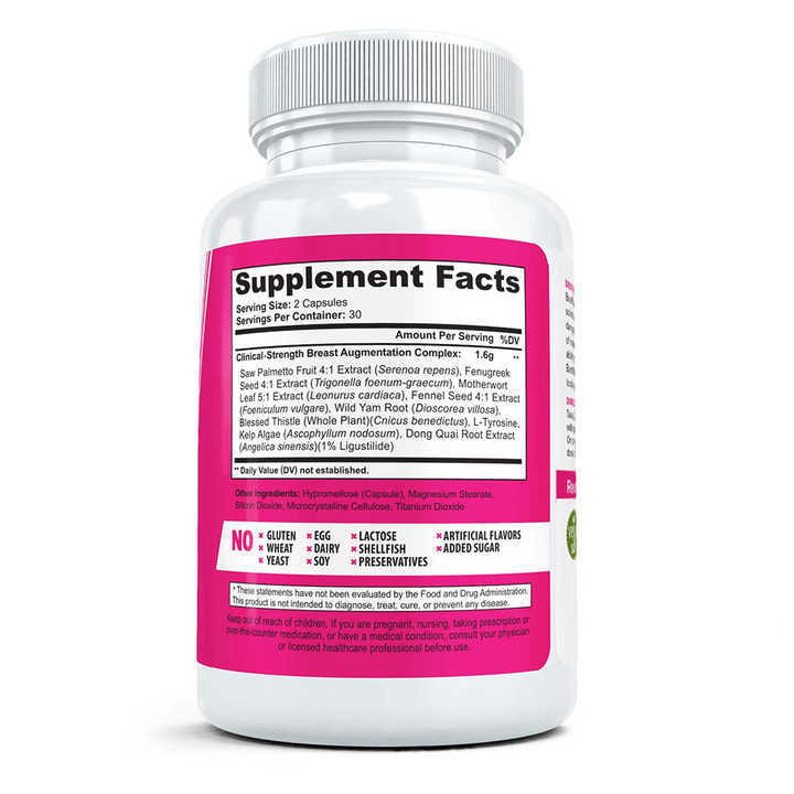 OEM Breast Enlargement Capsules with Herbal Extract Saw Palmetto Supplement for Fuller Lifted Bust Breast Enhancement Pills