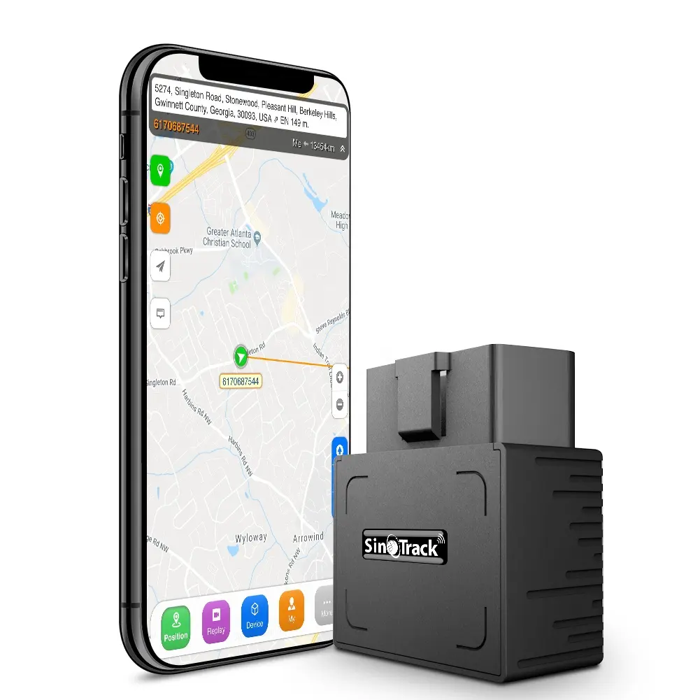 SinoTrack ST-902 мини Plug & Play OBD2 GPS трекер автомобиля устройства слежения Бесплатная система мониторинга
