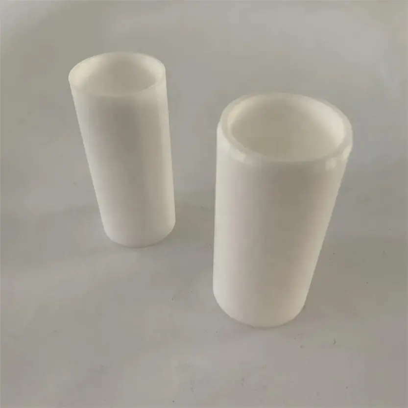 Tubos de cerâmica de zircônia com mangas de cerâmica zro2 de alta resistência ao desgaste