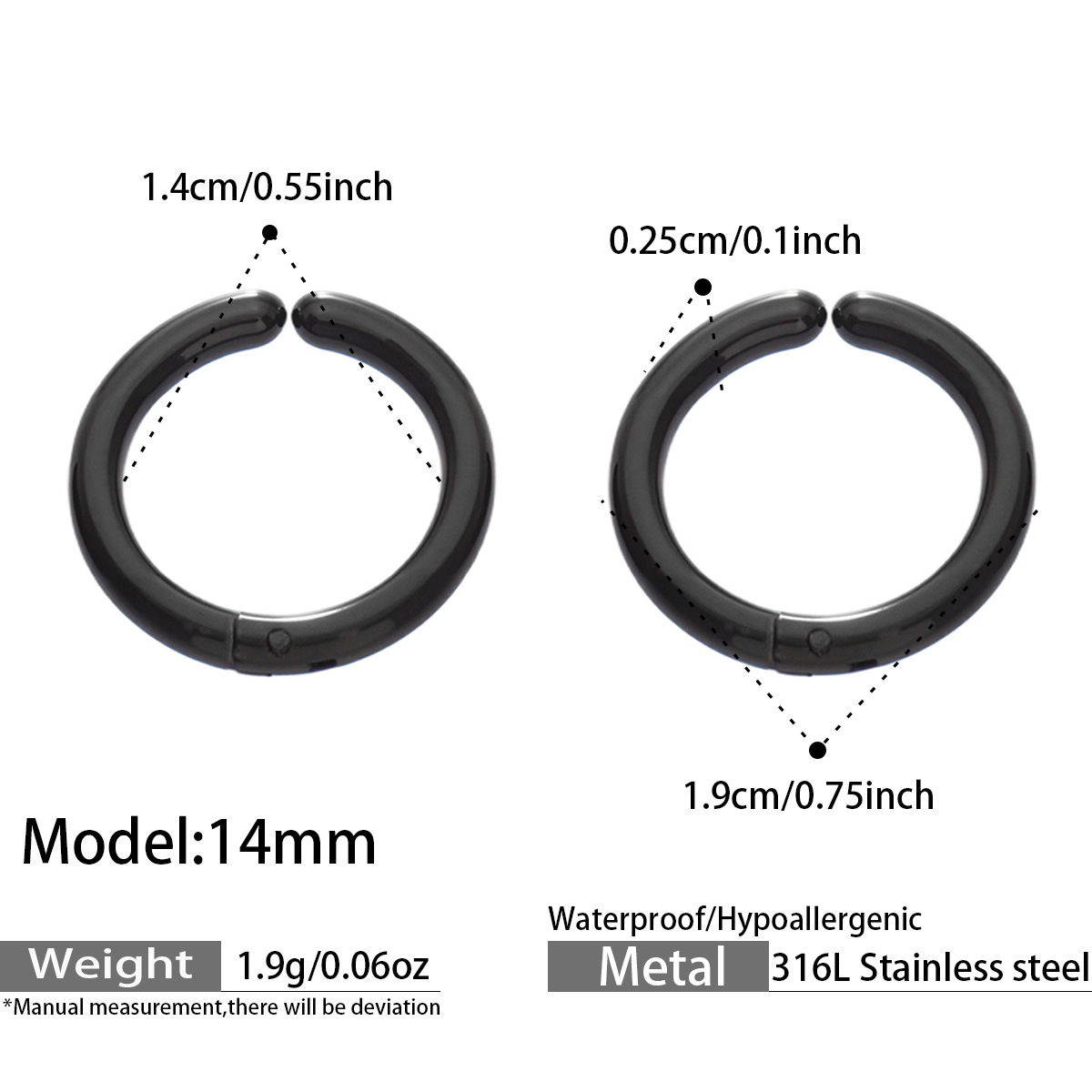 Black 14mm