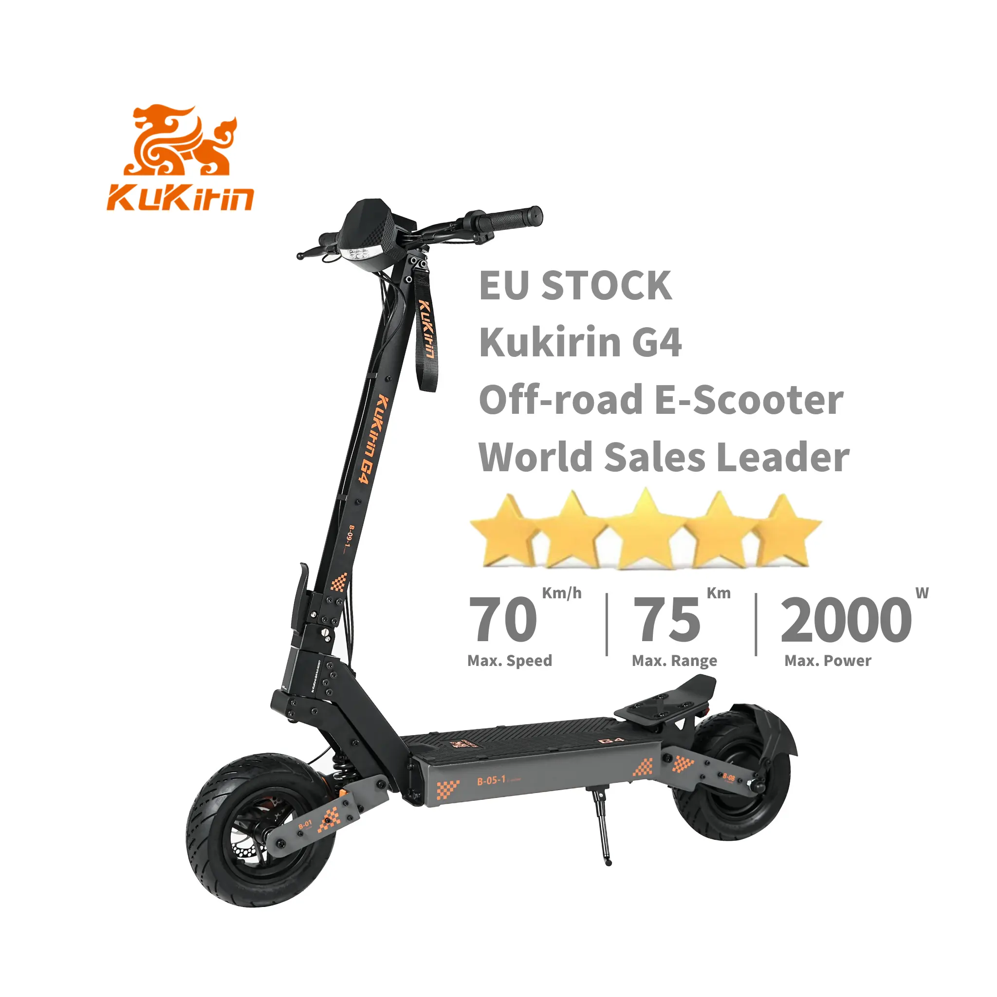 2023 nuovo kukirin G4 2023 potente scooter Mobilityelectric 2000w scooter elettrico moto scooter EU magazzino Drop shipping