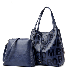 Bán Buôn Thời Trang Ladies Shoulder Bag Borsa Một Tracolla Sacchetto Di Cuoio Coulisse Thương Hiệu Túi Xách Thư Nổi Pu Túi Xách Bộ - Product Image 2