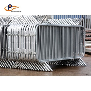 İnşaat kenar koruma bariyeri çit sistemi 2.2m x 1.1m kalabalık kontrolü yaya bariyeri - Product Image 6