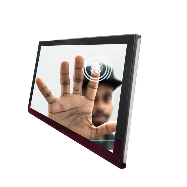 2022 new hot sale intelligent interactive touch screen monitor wall mounted infrared touch monitor