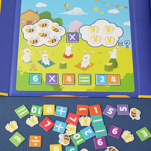 数学启蒙数字教具盒学龄前儿童幼儿教育数字配对玩具