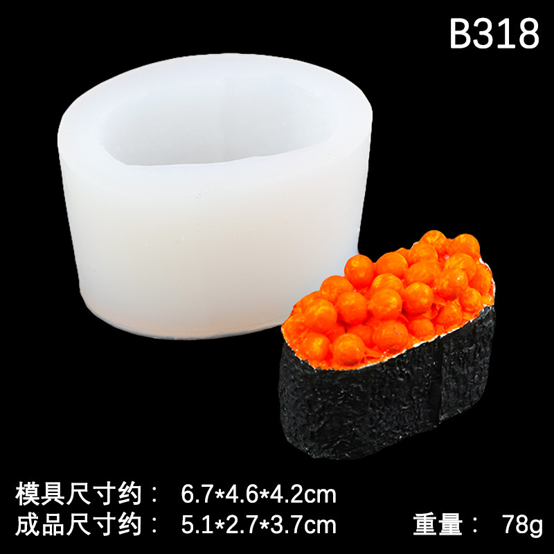 1 # Caviar Sushi B318 es transparente