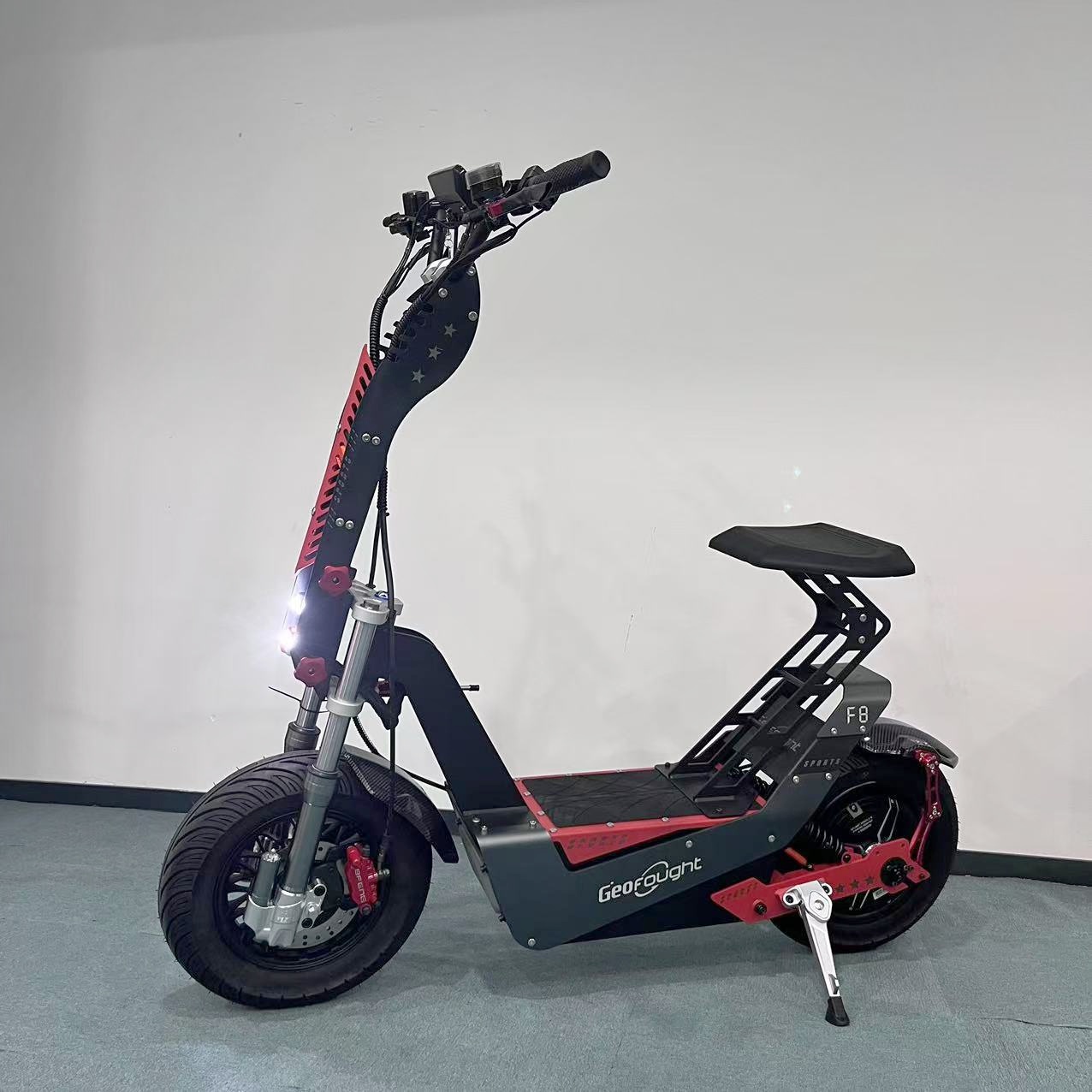 สีดำและสีแดง 72V 15000W 50AH