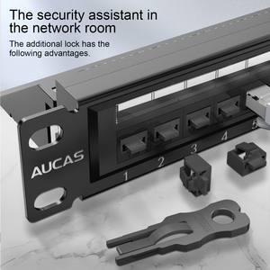 Blocco Anti-disconnessione RJ45 con prevenzione dell'accesso non autorizzato e blocco delle porte inutilizzate per la sicurezza della rete - Product Image 4