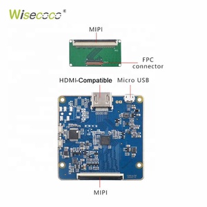Circolare LCD 3.4 pollici Tft IPS pannello 800*800 PCAP schermo rotondo Display interfaccia Mipi 350 Cd/m2 39pin FPC Touch Screen per metro - Product Image 4