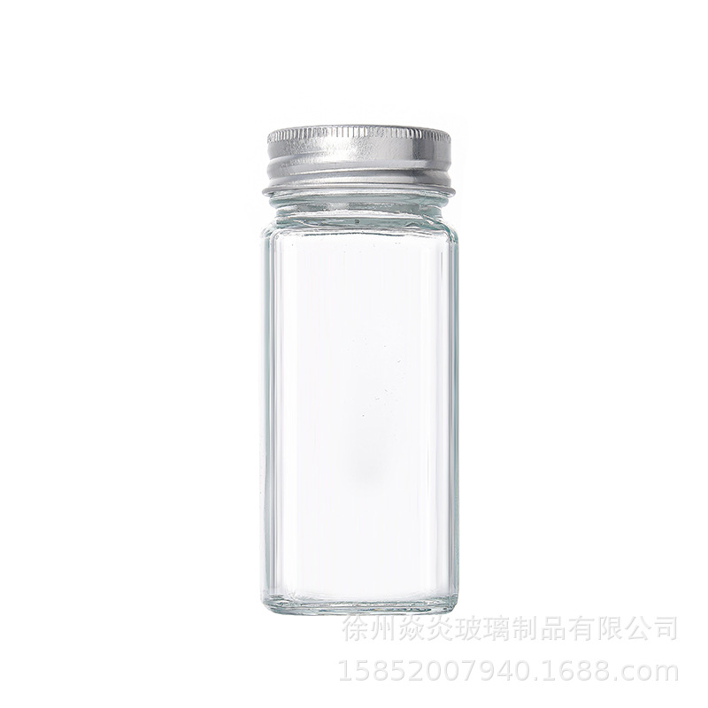 clear 120ml metal lid