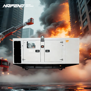 [Low Decibel Ao Correr] 30KW Gerador Diesel Abafado Para Uso Industrial Silenciador Embutido Ventilação De Exaustão Superior