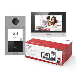 7-Inch IP <strong>Video</strong> <strong>Intercom</strong> Kit Smart Door Unlock DS-KIS604-S Villa Door Phone Wifi <strong>Video</strong> <strong>Intercom</strong> <strong>System</strong> Biometric Access Control - Product Image 1