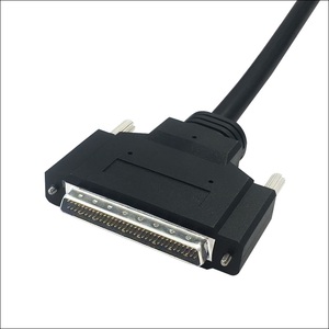 Hpdb 50pin Nam đến Nam Cáp lắp ráp loại vít, SCSI II 50pin cáp, MDR 50pin nam cáp, L = 1m - Product Image 1