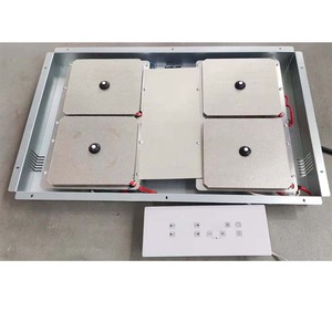 Popüler görünmez 4-brülör indüksiyon ocak 9 güç seviyeleri çocuk kilidi taşınabilir elektrikli soba seramik <span class=keywords><strong>Panel</strong></span> yerleşik Plug-in