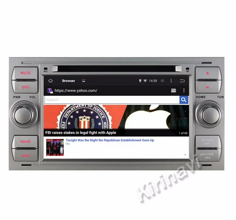 Kirinavi-reproductor multimedia de radio y cd para coche, sistema de navegación, audio, wifi, android 11,0, WC-FU10.06, para ford connect 2007, 2008, 2009