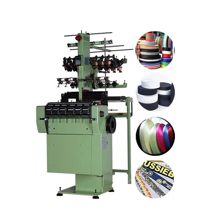 Guangzhou fabrika fiyat kaynağı yüksek verimli tekstil dar kumaş mekiksiz İğne tezgahı dokuma makinesi