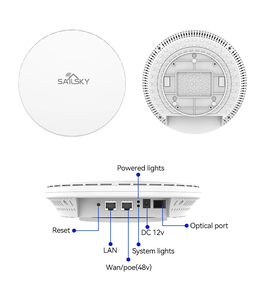 <strong>Cloud</strong> managed 9300Mbps Tri-Band WiFi 7 Mesh Router Ceiling Access Point 305+ WiFi Users With 2.5G Ethernet Port - Product Image 4