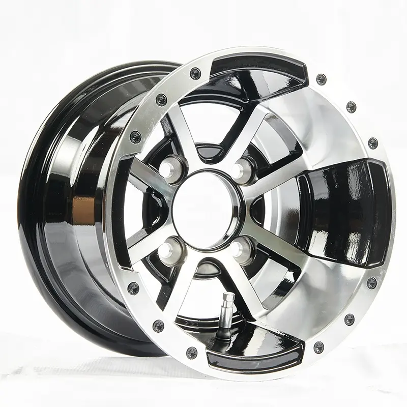 Pabrik grosir 10 inci roda logam campuran 10 "x 7" pelek roda untuk 110cc 150cc 200cc 250cc ATV/UTV /Go kart