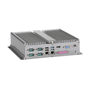 Compact Intel I5-7267U Fanless Box Pc Embedded Industrial <strong>Computer</strong> 2LAN 6COM 6USB 12-24v Support CFAST Card - Product Image 1