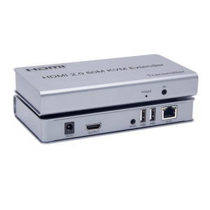 4K 60HZ HDMI 2.0 60M KVM Extender Unterstützung KVM, mit IR und lokaler Schleife, mit Audioausgang Unterstützung USB-Anschluss Touchscreen-Funktion