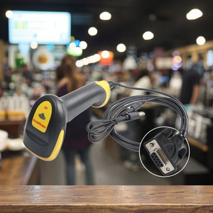 handheld scanning gun Handheld Barcode <strong>Scanner</strong> 1D 2D Code Reader RS232 serial port network port <strong>scanner</strong> gun - Product Image 3