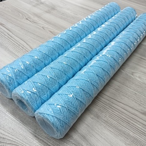Cadena de PP herida 10/20 pulgadas Filtro de sedimentos elemento cartucho línea de producción para tratamiento de agua potable - Product Image 1