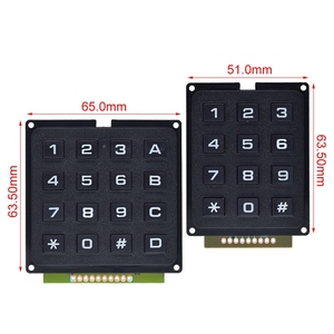 3*4 4*4 Matrix schalter Tastatur Tastatur Array Modul ABS Kunststoffs chl üssel 4x4 3x4 12 16 Tasten taste Membran schalter DIY Kit für Arduino - Product Image 2