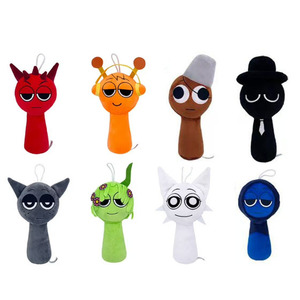 New 27 Pcs / Set Sprunki Plush Rhythm Box <strong>Toy</strong> Soft Christmas Doll with PP Cotton Filling European <strong>American</strong> Style - Product Image 4