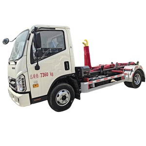 Nhỏ Foton 5 Tấn Hook Lift Xe 5 M3 Roll-Off Xe Tải Bỏ Qua Loader Trao Đổi Cơ Thể Có Thể Tháo Rời Container Xe Tải Rác - Product Image 1