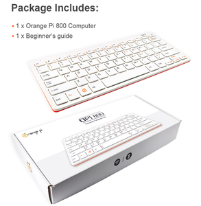 Orange Pi 800-ordenador con teclado, 4GB de RAM, Rockchip RK3399, 64GB, EMMC, 4K, HD, 64 bits, 1,8 GHz, Mini PC, WIFI, portátil, Personal