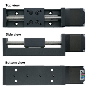 Mini XYZ <strong>Axis</strong> T-type <strong>CNC</strong> <strong>Sliding</strong> Table <strong>Rail</strong> Linear Stage Steel Transport Guide Platform Stepper Motor Drive <strong>Kit</strong> Core Bearing - Product Image 1