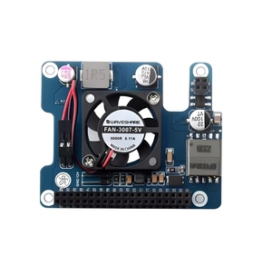 High Power over Ethernet HAT-Entwicklungs platine für Raspberry Pi 5 Unterstützt 802.3af/at mit integriertem Lüfter - Product Image 4