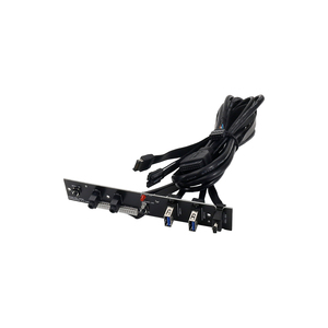 Cabo usb frontal de chassi para computador, fio extensor de saída usb 3.0 placa de circuito pcb dupla entrada i/o