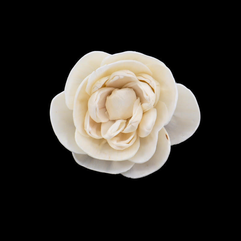 6cm white camellia-s044b06n